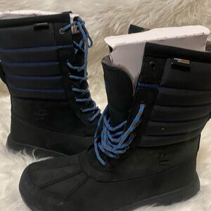 UGG Men’s Vibram Butte Snow Boots. Black. Size 10. NWT.